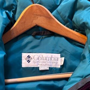 Columbia Purple and Teal Snowsuit